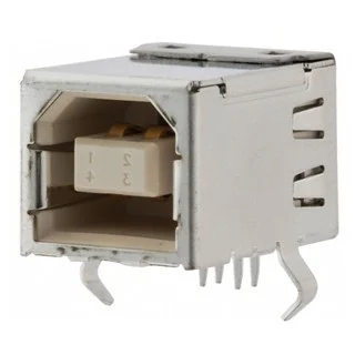 שקע (USB2.0 (B זוויתי למעגל מודפס MULTICOMP