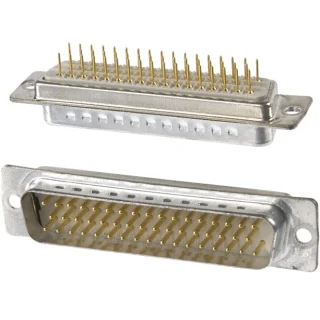 מחבר D-TYPE למעגל מודפס - זכר 50 מגעים MULTICOMP