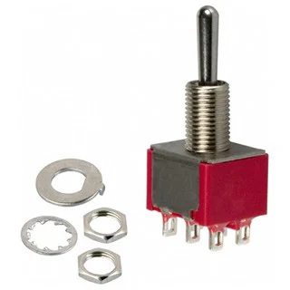 MULTICOMP MINIATURE PANEL MOUNTING TOGGLE SWITCHES