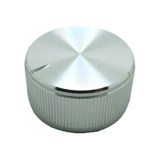 כפתור אלומיניום כסוף - 31.8MM MULTICOMP