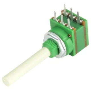 פוטנציומטר חד סיבובי כפול - OMEG PC16 - 1K OMEG