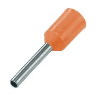 סופיות מבודדות לכבל 4.0MM² - כתום - 100 יחידות MULTICOMP