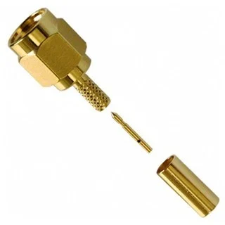 מחבר SMA - זכר ללחיצה לכבל RG174 MULTICOMP