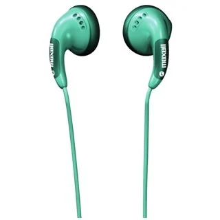 אוזניות כפתור ירוקות - MAXELL BUDZ MAXELL