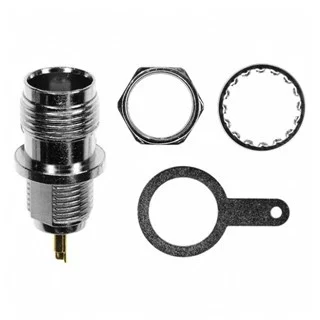 מחבר TNC - נקבה להלחמה לכבל עם הברגה לפנל MULTICOMP