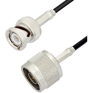 כבל קואקסיאלי - BNC (M) ~ N (M) - RG174 - 20M MULTICOMP