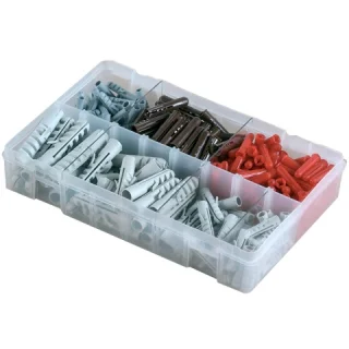 DURATOOL 260PCS WALLPLUG SELECTION PACK