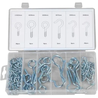 סט ברגי וו - 80 יחידות - DURATOOL DURATOOL