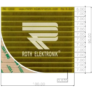 ROTH ELEKTRONIK SELF-ADHESIVE SMT CONTACT STRIPS