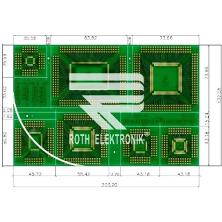 ROTH ELEKTRONIK MULTIADAPTER PROTOTYPING BOARD - RE470