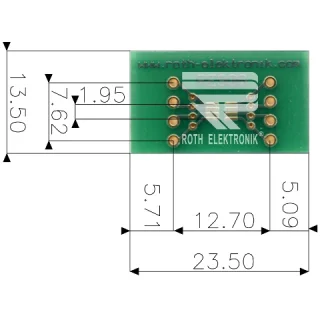 ROTH ELEKTRONIK SOT23 / SC70 MULTIADAPTER PROTOTYPING BOARD - RE906