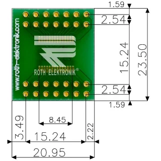 ROTH ELEKTRONIK SSOP MULTIADAPTER PROTOTYPING BOARDS - RE931 SERIES