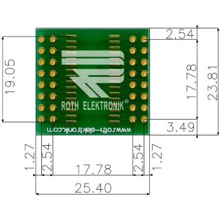 ROTH ELEKTRONIK SOIC MULTIADAPTER PROTOTYPING BOARDS - RE932 SERIES