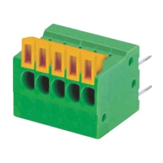 טרמינל בלוק למעגל מודפס - 2 מגעים - 2.54MM PITCH MULTICOMP