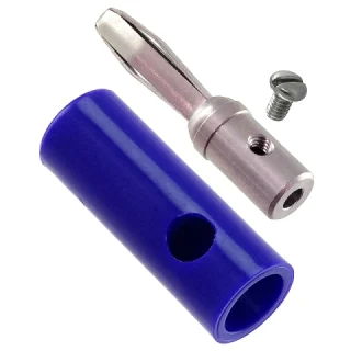 TENMA SIDE SET SCREW INSULATED 4MM BANANA PLUGS