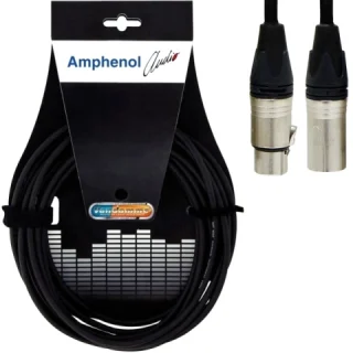 כבל הגברה מקצועי - XLR (M) ~ XLR (F) - 30M AMPHENOL AUDIO
