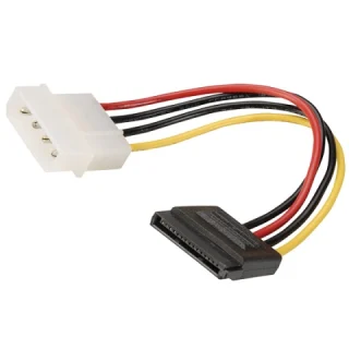 ROLINE 15P SATA TO 4P MOLEX CABLE