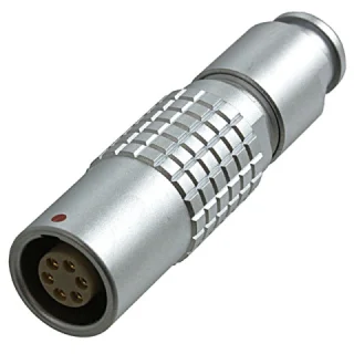 מחבר LEMO - נקבה להלחמה לכבל - 6 מגעים - PHG.1K.306.CLLC55Z LEMO