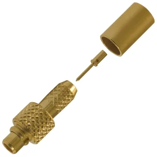 מחבר MMCX - זכר ללחיצה לכבל RG178 MULTICOMP