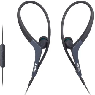 אוזניות ספורט עם דיבורית - SONY MDR-AS400IP BLACK SONY