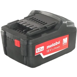 סוללת ליתיום נטענת למברגה / מקדחה - METABO 18V 5.2AH METABO