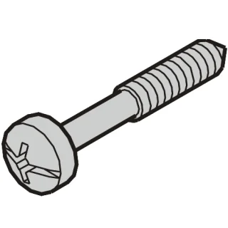 SCHROFF POZIDRIVE / SLOTTED COLLAR SCREWS