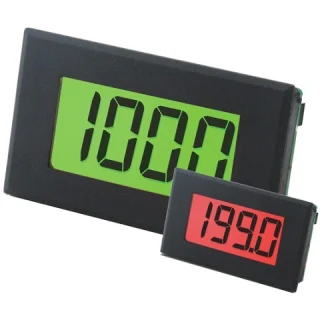 מד תצוגה (פנל מטר) דיגיטלי - 3.5 ספרות - 10MM - DC VOLTAGE LASCAR