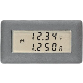 מד תצוגה (פנל מטר) דיגיטלי - 2 ערוצים - 3.5 ספרות - 6.4MM LASCAR