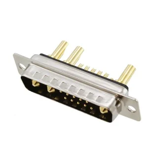 מחבר D-TYPE COMBO - זכר להלחמה לכבל - 20A - DB-13W3 NORCOMP