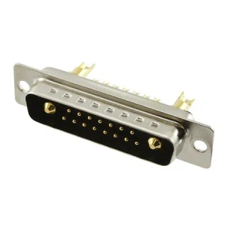 מחבר D-TYPE COMBO - זכר להלחמה לכבל - 20A - DB-17W2 NORCOMP