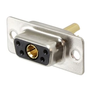 מחבר D-TYPE COMBO - נקבה להלחמה לכבל - 20A - DE-5W1 NORCOMP