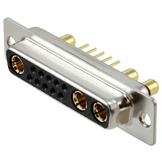 NORCOMP COMBINATION LAYOUT D-SUB CONNECTORS - 681S SERIES