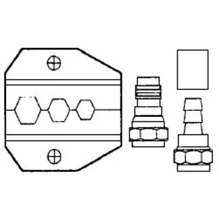 DURATOOL INTERCHANGEABLE DIE CRIMPING TOOL