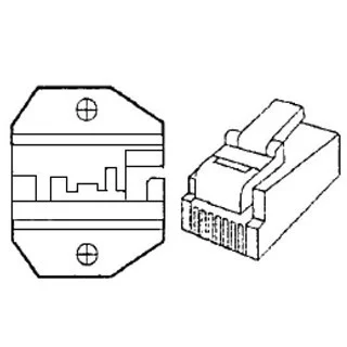 שפתיים ללוחץ אוניברסלי - מחברי תקשורת RJ45 DURATOOL