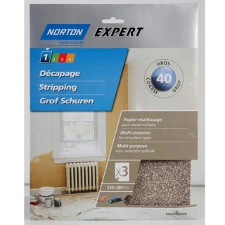 NORTON ABRASIVES MULTI PURPOSE GLASS PAPERS