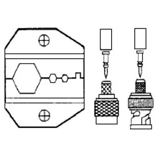 שפתיים ללוחץ אוניברסלי - RG8 , RG11 , RG213 DURATOOL