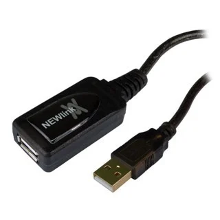 כבל מאריך אקטיבי 25M - A(M) ~ A(F) - USB 2.0 NEWLINK