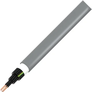 כבל חשמל גמיש - 4X1.0MM² - MULTICORE YY - בידוד אפור PRO-POWER