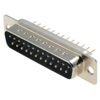 מחבר D-TYPE HIGH DENSITY למעגל מודפס - זכר 78 מגעים MULTICOMP