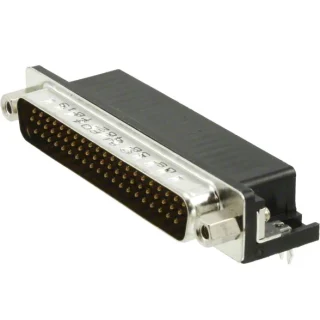 מחבר D-TYPE HIGH DENSITY זוויתי למעגל מודפס - זכר 78 מגעים MULTICOMP