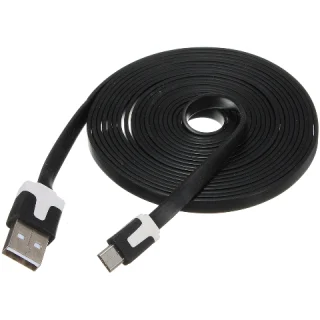 כבל VA-FC-1M-BKW , USB A ⇒ USB MICRO B FTDI