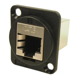 מתאם לפנל - RJ45 CAT6 FTP (F) ~ RJ45 CAT6 FTP (F) - CSK CLIFF