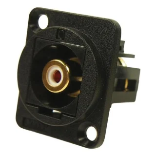 מתאם לפנל - WHITE RCA (F) ~ WHITE RCA (F) - CSK HOLES CLIFF