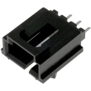 מחבר MOLEX להלחמה למעגל מודפס - סדרת SL - זכר 15 מגעים MOLEX