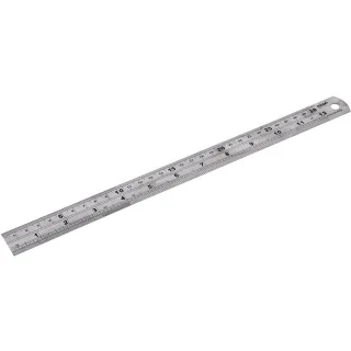 סרגל מקצועי מפלדת אל-חלד - DURATOOL - 300MM DURATOOL