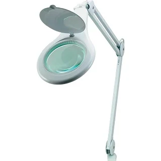 זכוכית מגדלת שולחנית עם תאורה - הגדלה X3 LIGHTCRAFT