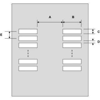 שבלונת הלחמה לרכיבים TSSOP-8 , 0.65MM PITCH - SMD PROTO ADVANTAGE