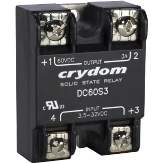 ממסר SPST-NO , 3VDC ~ 60VDC , 5A - SSR CRYDOM