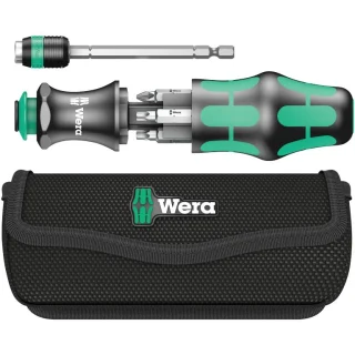 ידית מברג עם מחסנית 6 ביטים - WERA KRAFTFORM KOMPAKT 22 WERA