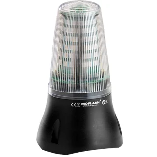 מנורת התראה TRI-COLOR עם זמזם - LED , 24VAC , D/F , 90DB MOFLASH SIGNALLING